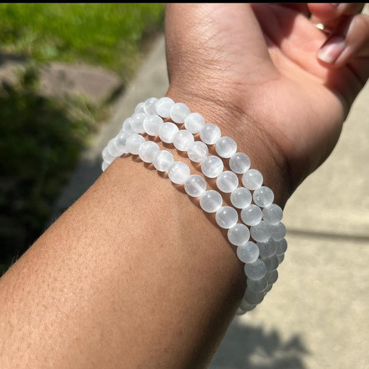 Selenite Bracelet