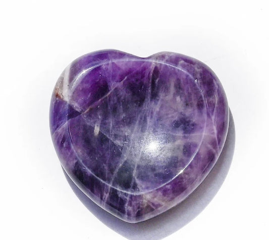 Chevron Amethyst Worry Stone