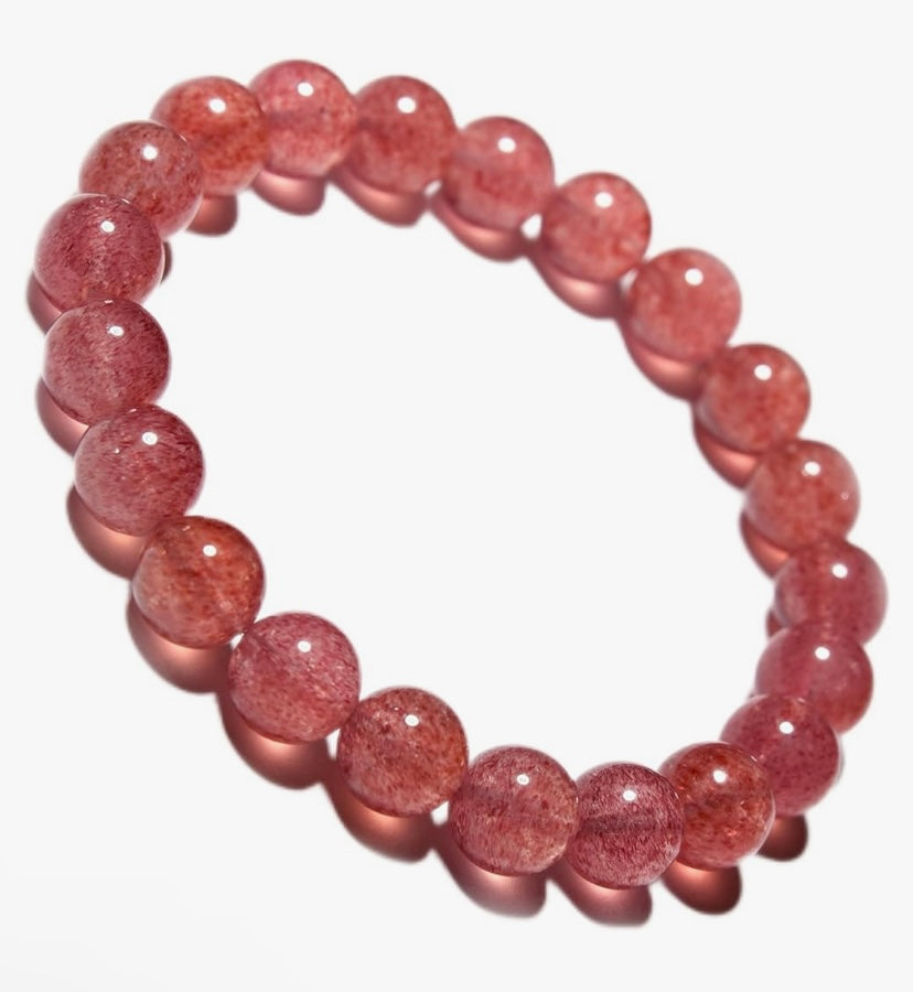 Strawberry Quartz Bracelet